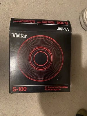 Vivitar S-100 Rotary Slide Tray Holds 100 2X2 Slides for projector - Image 1 of 3