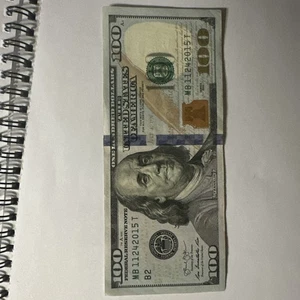 $100 Dollar Bill  Birthday Much On The Serial Number 11242015 - Picture 1 of 4
