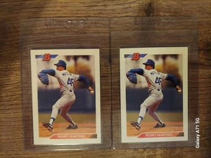 2 1992 Bowman - Pedro Martinez #82 (RC) 2 Rookies Hall Of Famer - Bild 1 von 1