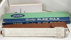 Jason No. 802 Slide rule WITH ORIGINAL BOX AND CASE Made in Japan - Picture 1 of 8