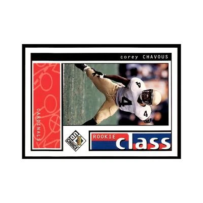 Corey Chavous Rookie 1998 UD Choice #205 Football Cards Football Card NM - Image 1 of 3