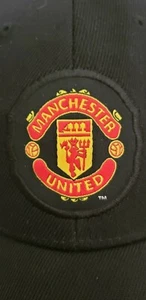 Manchester United Hat Soccer UEFA Champions League Black Baseball Cap Football - Picture 1 of 12