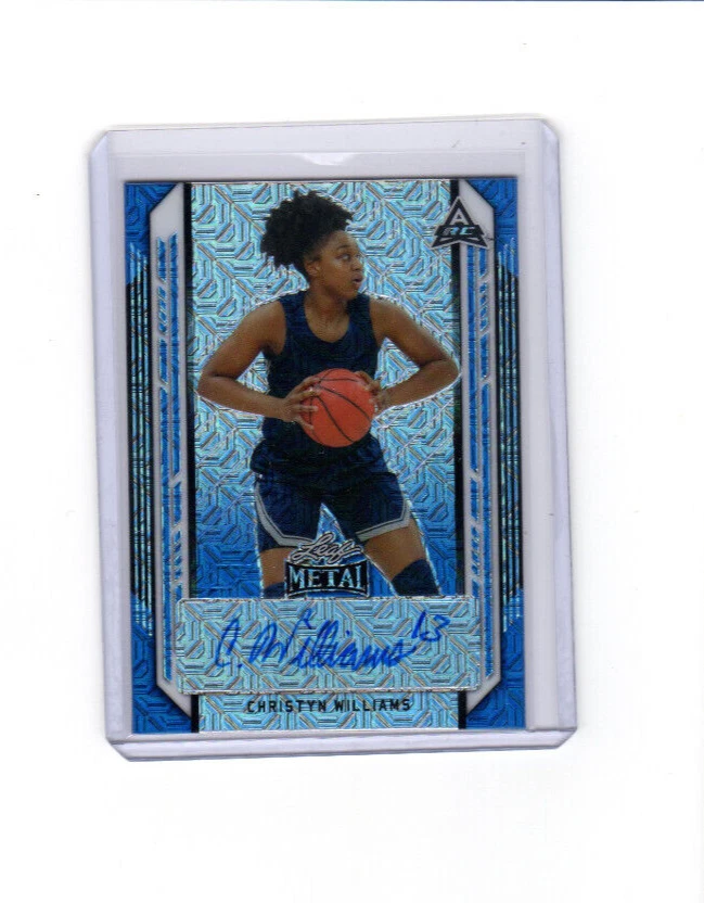 2021-22 Leaf Metal Autographs Blue Mojo Christyn Williams Rookie Auto 14/20 - Image 1 of 1