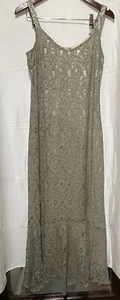 SPENCER ALEXIS Kimono Top & Dress Set - Size 6 - Silver / Gray - NWOT - Picture 1 of 14