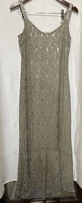 SPENCER ALEXIS кимоно верх и платье комплект - размер 6 - серебро / серый - новый без ЯРЛЫКОВ - Изображение 1 из 4