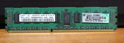 HP 500202-061 Samsung 2GB RAM M393B5673EH1-CH9 2Rx8 PC3-10600R DDR3-1333MHz ECC - Image 1 of 2