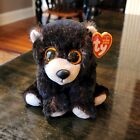 Ty Beanie Baby 6" Kodi Alaskan Kodiak Black Bear Plush Stuffed Animal Toy