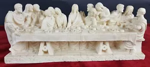 THE HOLY SCENE. SCULPTURE OF MARMOLINA. MID THE 20TH CENTURY. - Picture 1 of 1