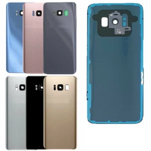 Tapa Batería Samsung Galaxy S8 G950 Vidrio Cubierta Trasera + Lente + Biadhesivo - Imagen 1 de 13