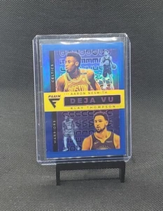 NUMBERED 2020-21 PANINI FLUX BLUE PRIZM DEJA VU KLAY THOMPSON/AARON NESMITH #/99 - Picture 1 of 6