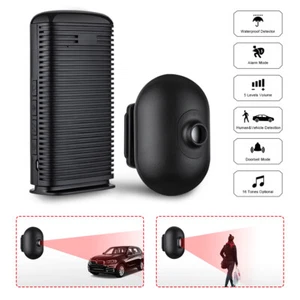Allarme vialetto wireless sensore di movimento infrarossi casa garage allarme sistema di sicurezza - Foto 1 di 11