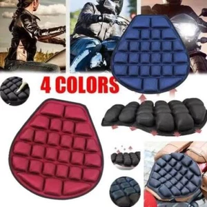 Universal Motorrad Komfort Gel Sitzkissen Kissen Pad Druckentlastung Bezug - Bild 1 von 11