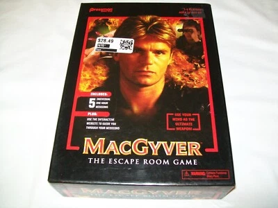 Pressman MacGyver The Escape Room Game - BRAND NEW FACTORY SEALED - FREE SHIP - Image 1 of 3