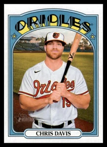 2021 Topps Heritage Chris Davis #565 Baltimore Orioles - Picture 1 of 2