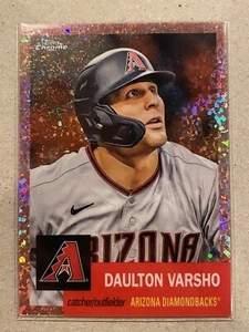 Daulton Varsho 2022 Topps Chrome Platinum Rose Gold SP 18/75 Diamondbacks - Picture 1 of 2