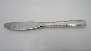 Cuchillo de mantequilla de plata esterlina Gorham CAMELLIA mango hueco hoja de acero inoxidable - Imagen 1 de 5