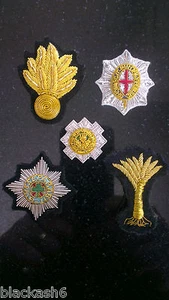 Grenadier Coldstream Scots Irish Welsh Guards Officers Cap Badges Full Set - Picture 1 of 1