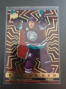 2023-24 UPPER DECK SERIE ESTESA VEDENDO ORO ROSSO TREVOR ZEGRAS#SR-49 - Foto 1 di 2