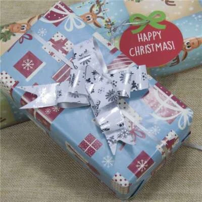 IMPERMEABLE Colorido Copos de Nieve Cinta 23mm Decoraciones 10 Arcos Foto 1 de 4