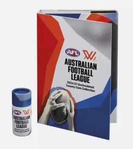 AFL 2024 Collector's FOLDER and UNOPENED COIN TUBE Set - FREE SHIP - Picture 1 of 2