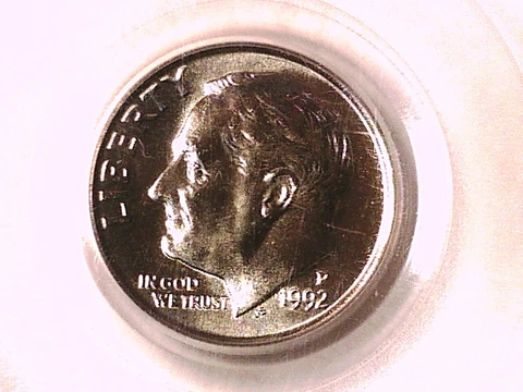 1992 P Roosevelt Dime PCGS MS 67 71005645 Cover