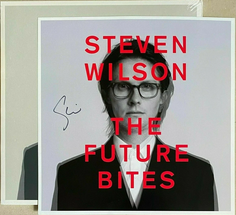 Porcupine Tree STEVEN WILSON * THE FUTURE BITES LP + LIMITED SIGNED ARTWORK  - Image 1 of 1