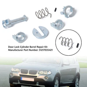 L/R Door Lock Cylinder Barrel Repair Kit 51217035421 For BMW X3 E83 X5 E53 S11 - Picture 1 of 11
