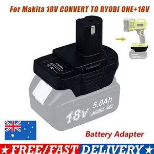 For Makita Convert to Ryobi 18V Li-ion Battery Adapter Connectors Cordless Tool - Picture 1 of 14
