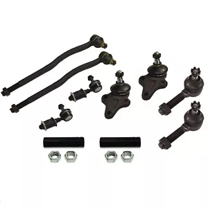 10 Pc Kit Tie Rod Ends Ball Joints Sway Bar Sleeve Suzuki Sidekick Tracker 89-98 - Picture 1 of 1