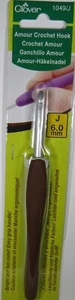 Clover Amour Crochet Hook 6.0 MM - Picture 1 of 2