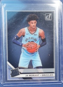 2019-20 Clearly Donruss JA MORANT Rated Rookie Acetate Card RC Grizzlies #52