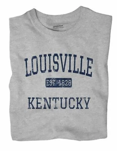 Louisville Kentucky KY T-Shirt EST - Picture 1 of 6