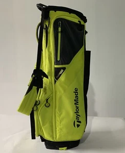 TaylorMade 2022 FlexTech Stand Bag Neon Yellow 5-Way Divide Dual Strap Golf Bag - Picture 1 of 10