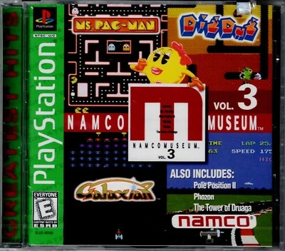 Namco Museum Vol. 3 Ps1 New Ms. Pac-Man Dig Dug and More No Cracks New - Image 1 of 2