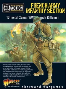28 mm Warlord Games Bolt Action französische Infanterie Sektion Zweiter Weltkrieg brandneu in Verpackung - Bild 1 von 2