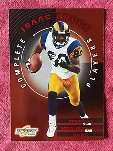 2000 Score Complete Players Red Parallel Isaac Bruce #CP35 HOF RAMS - Picture 1 of 2