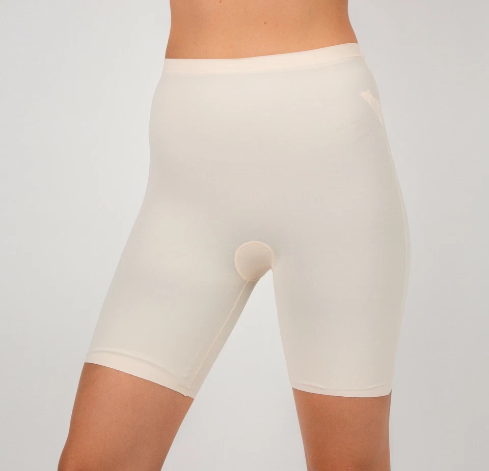 Pantalones Cortos Adelgazantes Yummie Tummie 'Virginia' Cintura Media Bragas YT2-226 en Desnudo Foto 1 de 1