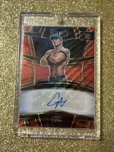 Autografo JOHN CENA 2022 PANINI Select WWE RED WAVE #LS-JCN LEGENDS MEN - Foto 1 di 17