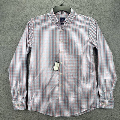 Johnnie-O Kids Size 16 Cary Button Up Dress Shirt Confetti  Check Prep-Formance - Image 1 of 4