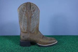 Ariat Damen-Cowboystiefel rund eckige Zehenpartie braun Leder 10018528 7,5 B - Bild 1 von 12