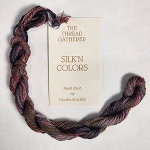 The Thread Gatherer Silk N Colors Hand Dyed 100% Silk 12 Ply 6 Yards You Choose - Picture 1 of 77