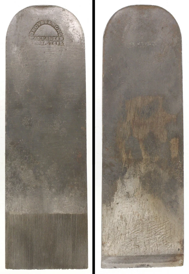 Unused 2 1/8 Inch Toothing Cutting Iron - R. Groves & Sons - mjdtoolparts - Image 1 of 1