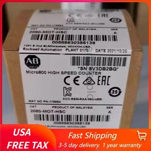 2080MOTHSC AB Micro800 plug-in module 2080-MOT-HSC Allen-Bradley New US Free Tax - Picture 1 of 1