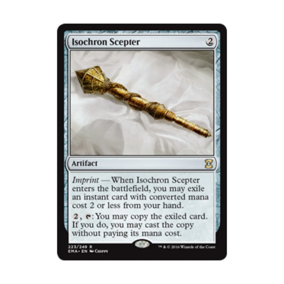 WOTC MTG Eternal Masters Isochron Scepter (R) EX - Image 1 of 1