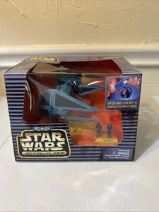 Galoob Micro Machines Star Wars Action Fleet Tie Interceptor mit Pilotenständer - 1996 - Bild 1 von 7