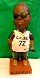 BROOKLYN NETS NOTORIOUS BIGGIE BOBBLEHEAD SGA 31.01.2020 BED-STUY CITY TRIKOT - Bild 1 von 12