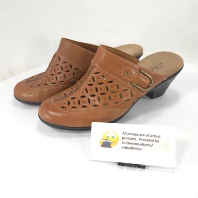 Clarks Bendables Sin cordones Informal Tacón de Cuña Mula Mujer Talla 6 86874 Marrón Foto 1 de 4