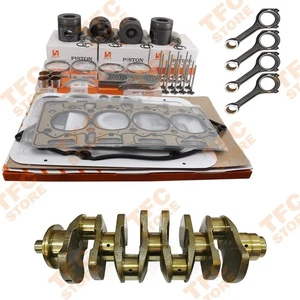 JCB444 Overhaul Rebuild Kit + Crankshaft + Connecting Rod For JCB JCB444 Enging - Picture 1 of 9