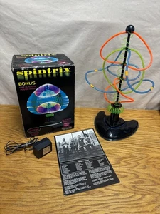 Vintage 90s Spencers Gifts Black Light Reactive Spintrix Spinner Poster Art 1996 - Picture 1 of 23