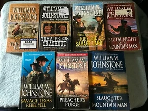 William W. Johnstone 7 Book Lot - Yuma Prison Crashout & MORE! - USED - Picture 1 of 10